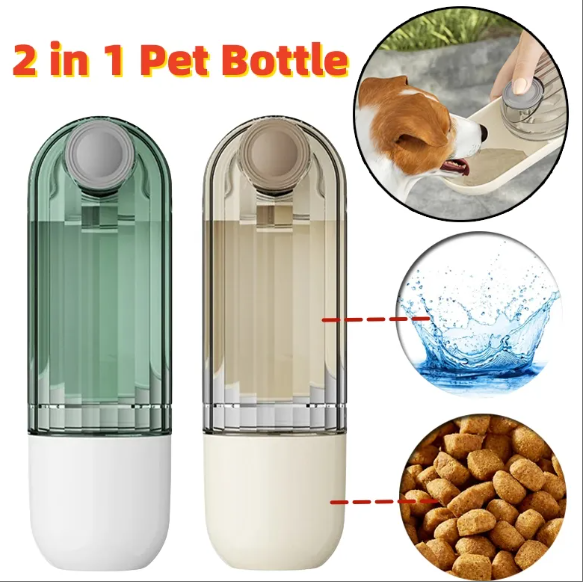 MBL 2 IN 1 DOG BOTTLE- Agua + Comida